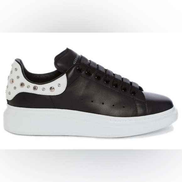 Euc Men’s Size 11 (Euro Sz 44) Alexander Mcqueen Oversized Studded Leather Shoes